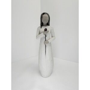 Demdaco Willow Tree "Love" Woman Holding Rose/Flower‎ Figurine EUC